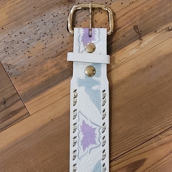 LINDA LUNDSTRÖM Leather Belt, Size Medium - Picture 10 of 15